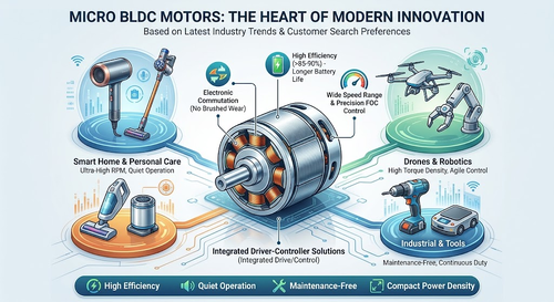 Latest company blogs about Industry Trends & Customer Search Preferences: A Deep Dive into BLDC Motor Features and Applications