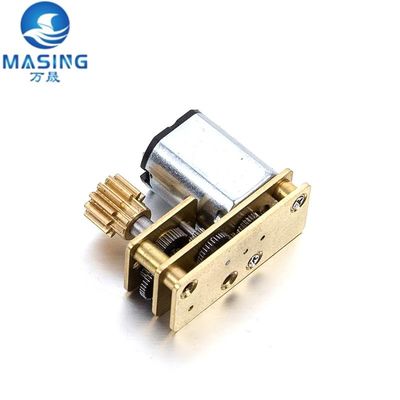 Harga yang bagus Pembersih Miniatur DC Gear Motor N20 12V 200 Rpm Micro Metal Gear Motor on line