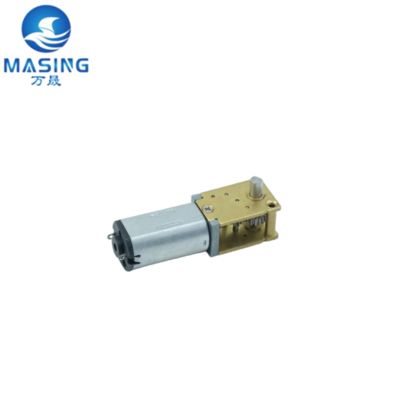 Un bon prix. Boîte de vitesses à angle droit 12mm N10 N20 N30 Petit moteur à engrenages à vis sans fin Moteur DC à balais Moteur de serrure de porte 5V 12V en ligne