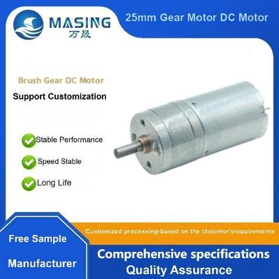 Giá tốt. Động cơ bánh răng GM25-370 25mm DC 12v DC 12 vòng/phút Mô-men xoắn cao Tốc độ thấp Động cơ đảo chiều 12v trực tuyến