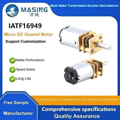 İyi bir fiyat. IATF16949 Sertifikalı Mikro fırçalı DC Dönüştürme Motoru ile 12 mm Yüksek Dönüştürme 6 voltlu N20 Dönüştürme Motoru çevrimiçi
