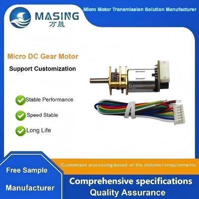Un buen precio. Motor de engranajes N20 DC 6V-12V DC reversible con 30-20 rpm y 150 rpm para robótica y juguetes en línea