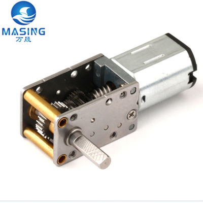 Good price Customized DC Worm Gear Motor 12mm N20 N30 Gearbox DC Motor  Threaded Shaft M3 M4 online