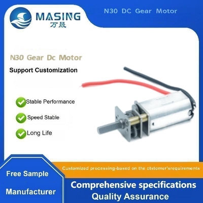 Good price Gearbox 12mm N30 Geared Motor Micro 3.6v DC Motor 12 Volt 100rpm for Electric Bike online