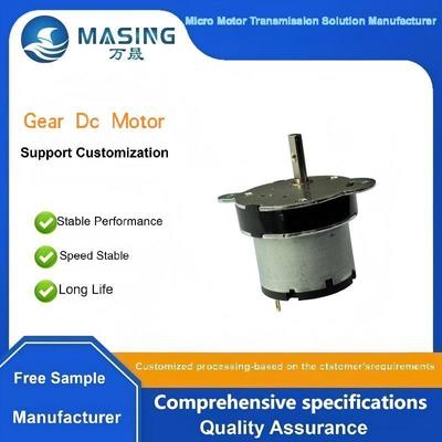 ราคาดี Motor Manufacturer 40mm Geared 12v 24v Customized Speed Torque 520 Dc Gear Motor For For Smart Machines ออนไลน์