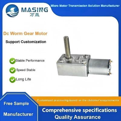 Bom preço. Motor de engrenagem de verme reversível de 12 V DC com 90 RPM para aplicações industriais e domésticas on-line