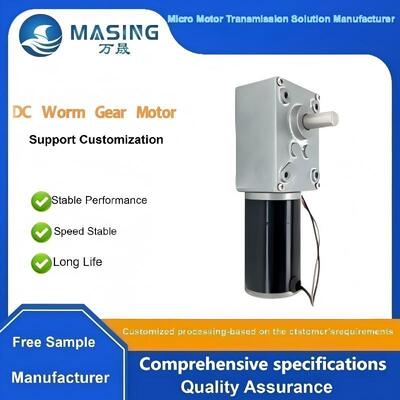 Un buen precio. Motor reductor de engranaje helicoidal de 12V/24V CC con velocidad ajustable de 7RPM~470RPM y alto par para aplicaciones industriales en línea