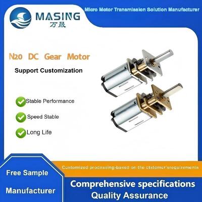 Good price N20 Gear Motor 1000 RPM with Customizable Shaft and Low Noise for Robotics and Toys online
