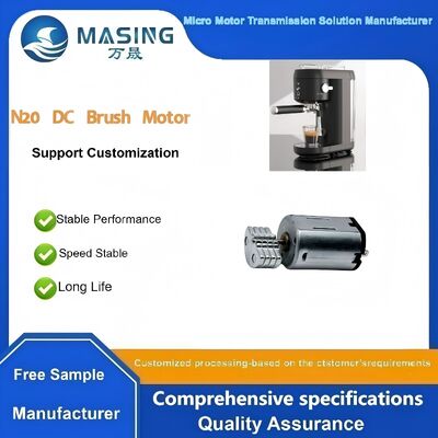 ราคาดี ความเร็วสูง N20 Micro Vibration DC Motor 3v 6v โมเตอร์แปรงโลหะที่มีล้อ eccentric สําหรับเครื่องกาแฟและ dildo ออนไลน์