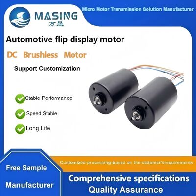 İyi bir fiyat. Otomobil Flip Display Motorları için 12 volt 24 volt Entegre Hız Kontrolörü ile Mikro Flip Display Motorları çevrimiçi
