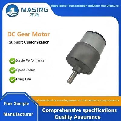 قیمت خوب 37mm Torque High Low Rpm Gear Metal 24v 12v Dc Gear Motor 300rpm 100rpm 60RPM موتور چرخ دنده برای ربات آنلاین