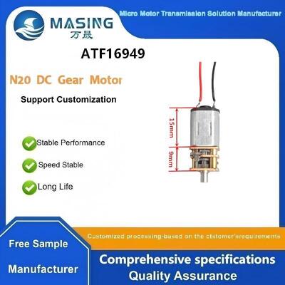Bom preço. GA12-N20 Micro Metal 12V DC Motor de Engrenagem 300 rpm com caixa de engrenagens de alto torque de 12mm funciona de forma suave e silenciosa on-line